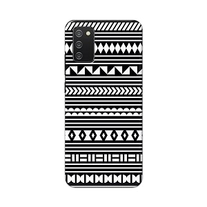 printfidaa geometric tribal pattern printed designer hard back case for samsung galaxy m02s  samsung a02s  samsung f02s  samsung a03s back cover -h8 vkm2030