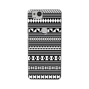 printfidaa geometric tribal pattern printed designer hard back case for google pixel 2 back cover -h8 vkm2030