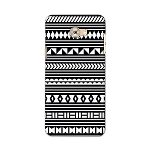 printfidaa geometric tribal pattern printed designer hard back case for samsung galaxy c7 pro back cover -h8 vkm2030
