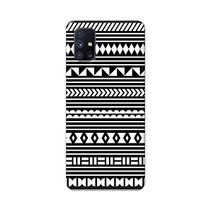 printfidaa geometric tribal pattern printed designer hard back case for samsung galaxy m51 sm-m515f  dsn back cover -h8 vkm2030