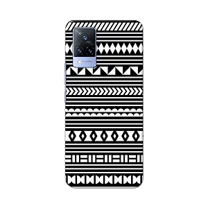 printfidaa geometric tribal pattern printed designer hard back case for vivo v21 5g back cover -h8 vkm2030