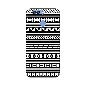 printfidaa geometric tribal pattern printed designer hard back case for huawei nova 2 plus bac-l03 bac-l21 bac-l23 back cover -h8 vkm2030