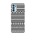 PRINTFIDAA Geometric Tribal Pattern Printed Designer Hard Back Case for Oppo Reno6 5G, Oppo Reno 6 5G Back Cover -(H8) VKM2030