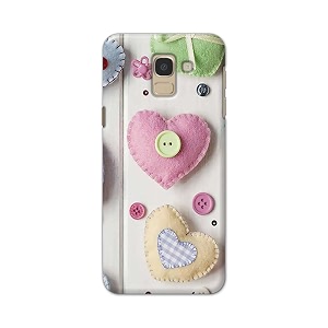 PRINTFIDAA Heart Shape Hard Back Cover for