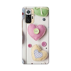 PRINTFIDAA Heart Shape Hard Back Cover for