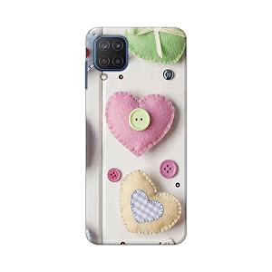 PRINTFIDAA Heart Shape Hard Back Cover for