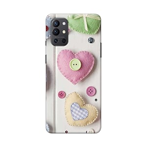 PRINTFIDAA Heart Shape Hard Back Cover for