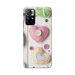 PRINTFIDAA Heart Shape Hard Back Cover for