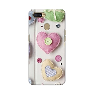 PRINTFIDAA Heart Shape Hard Back Cover for