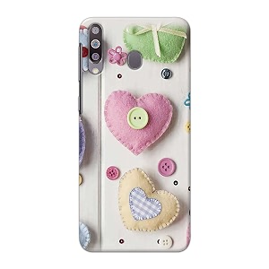 PRINTFIDAA Heart Shape Hard Back Cover for
