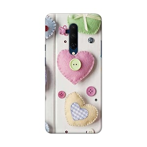 PRINTFIDAA Heart Shape Hard Back Cover for