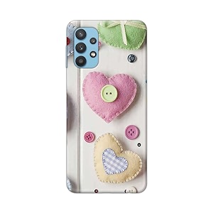 PRINTFIDAA Heart Shape Hard Back Cover for