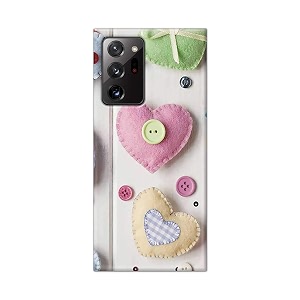 PRINTFIDAA Heart Shape Hard Back Cover for