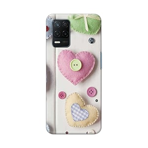 PRINTFIDAA Heart Shape Hard Back Cover for