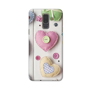 PRINTFIDAA Heart Shape Hard Back Cover for