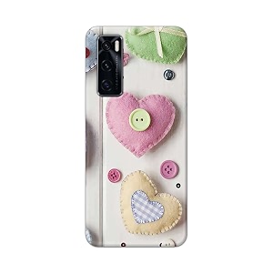 PRINTFIDAA Heart Shape Hard Back Cover for