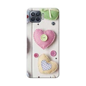 PRINTFIDAA Heart Shape Hard Back Cover for
