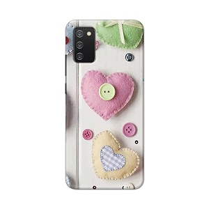 PRINTFIDAA Heart Shape Hard Back Cover for