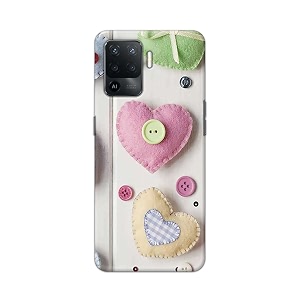 PRINTFIDAA Heart Shape Hard Back Cover for