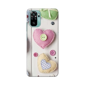 PRINTFIDAA Heart Shape Hard Back Cover for