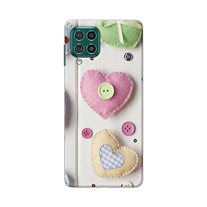 PRINTFIDAA Heart Shape Hard Back Cover for