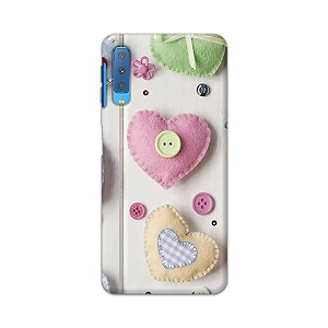 PRINTFIDAA Heart Shape Hard Back Cover for
