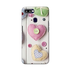 PRINTFIDAA Heart Shape Hard Back Cover for