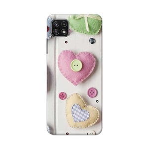 PRINTFIDAA Heart Shape Hard Back Cover for