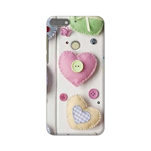 PRINTFIDAA Heart Shape Hard Back Cover for