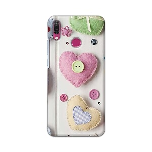 PRINTFIDAA Heart Shape Hard Back Cover for