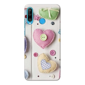 PRINTFIDAA Heart Shape Hard Back Cover for