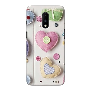 PRINTFIDAA Heart Shape Hard Back Cover for