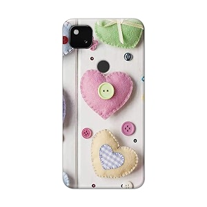 PRINTFIDAA Heart Shape Hard Back Cover for