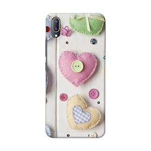 PRINTFIDAA Heart Shape Hard Back Cover for
