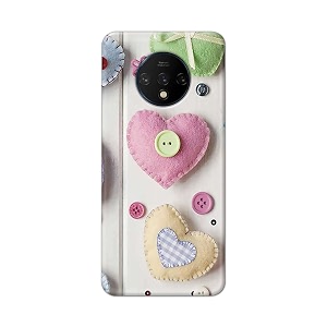 PRINTFIDAA Heart Shape Hard Back Cover for