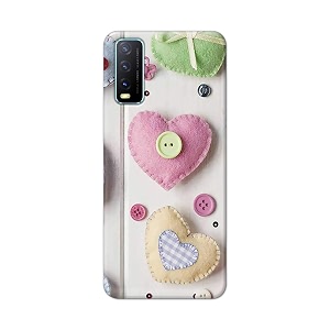 PRINTFIDAA Heart Shape Hard Back Cover for
