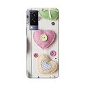 PRINTFIDAA Heart Shape Hard Back Cover for
