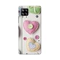 PRINTFIDAA Heart Shape Hard Back Cover for