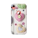 PRINTFIDAA Heart Shape Hard Back Cover for