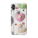 PRINTFIDAA Heart Shape Hard Back Cover for