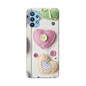 PRINTFIDAA Heart Shape Hard Back Cover for