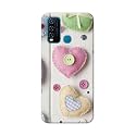 PRINTFIDAA Heart Shape Hard Back Cover for