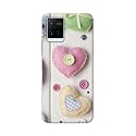 PRINTFIDAA Heart Shape Hard Back Cover for