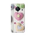 PRINTFIDAA Heart Shape Hard Back Cover for