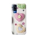 PRINTFIDAA Heart Shape Hard Back Cover for