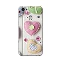 PRINTFIDAA Heart Shape Hard Back Cover for