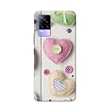 PRINTFIDAA Heart Shape Hard Back Cover for