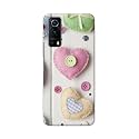 PRINTFIDAA Heart Shape Hard Back Cover for