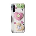 PRINTFIDAA Heart Shape Hard Back Cover for