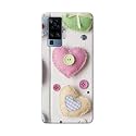 PRINTFIDAA Heart Shape Hard Back Cover for